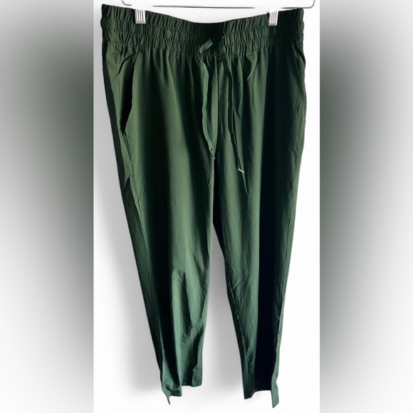 Joe Fresh Active Womens Green Track Jogger Activewear Lightweight Pants Medium - Picture 1 of 10